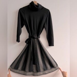 Vintage Turtleneck Sweater Dress